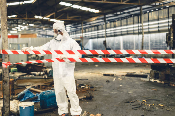 Professional Crime Scene Cleanup technician working in Boston, GA